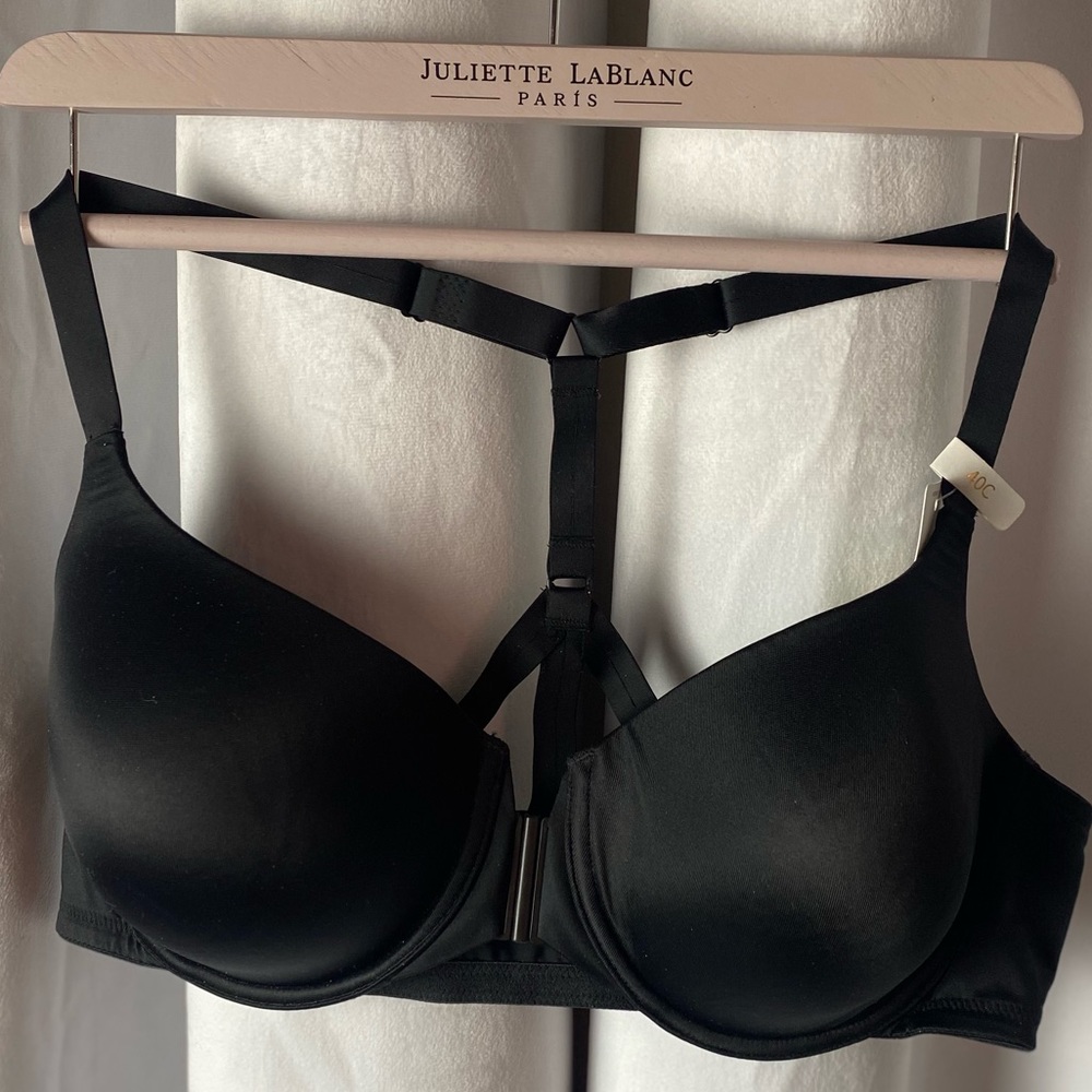 Juliette LaBlanc Black T-Back Push-Up Bra